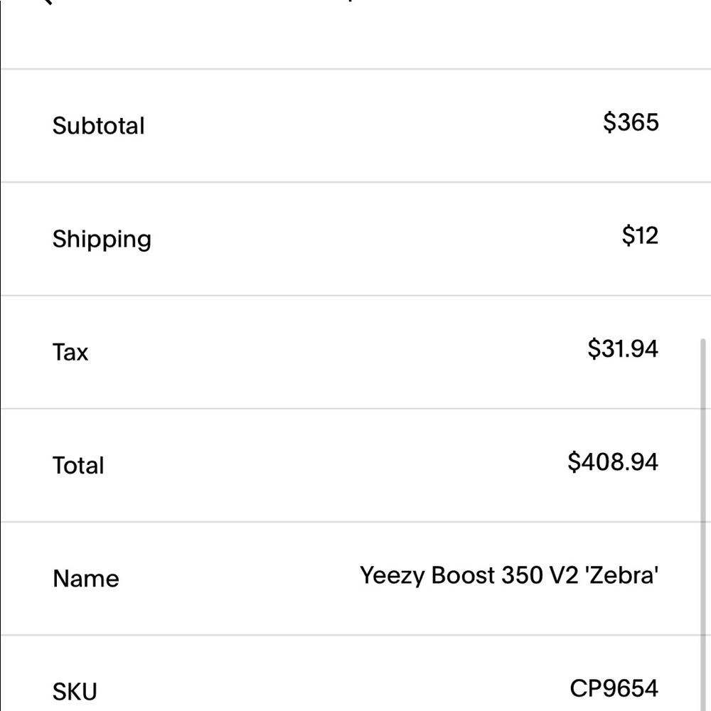 Yeezy Zebra 350 VNDS great condition worn twice